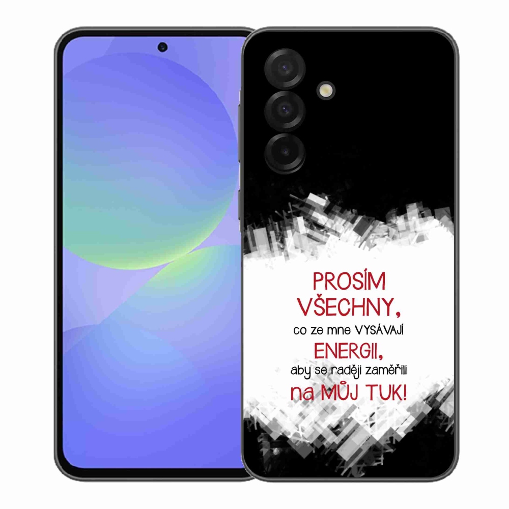 Gél borító mmCase Samsung Galaxy A37 5G - vicces szöveg 1 piros