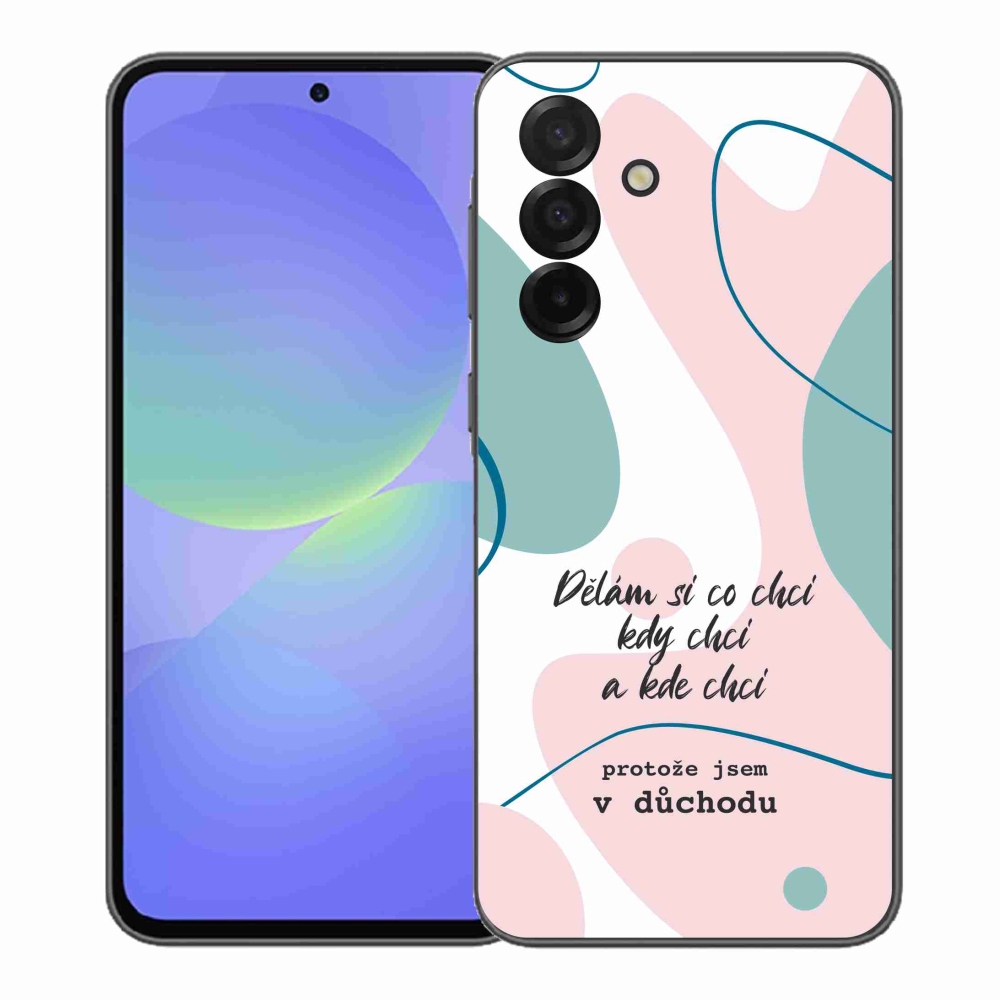 Gél borító mmCase Samsung Galaxy A37 5G - vicces szöveg 10 fehér háttér