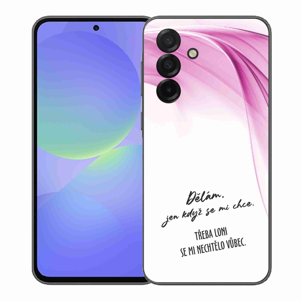 Gél borító mmCase Samsung Galaxy A37 5G - vicces szöveg 12 fehér háttér