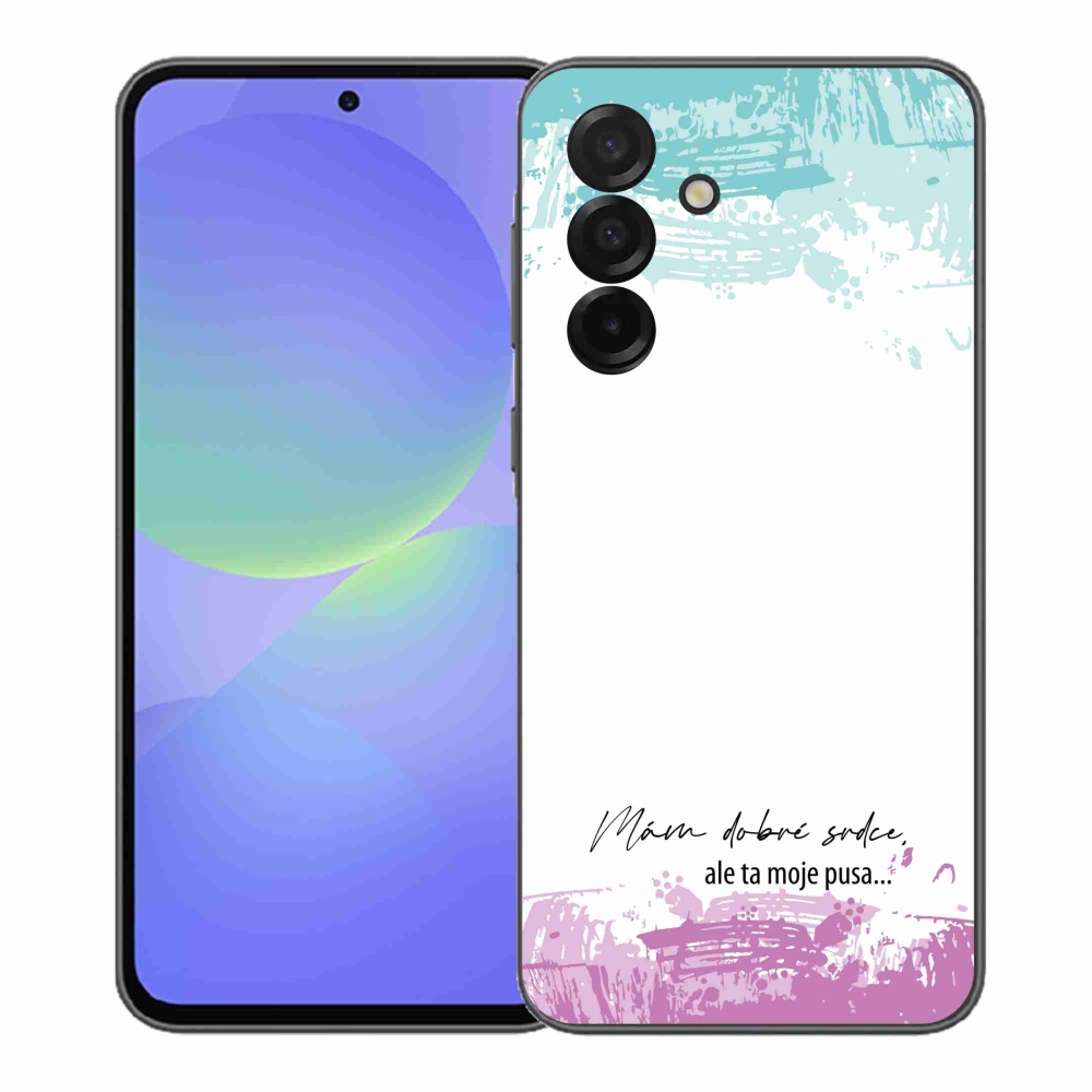 Gél borító mmCase Samsung Galaxy A37 5G - vicces szöveg 3 fehér háttérrel