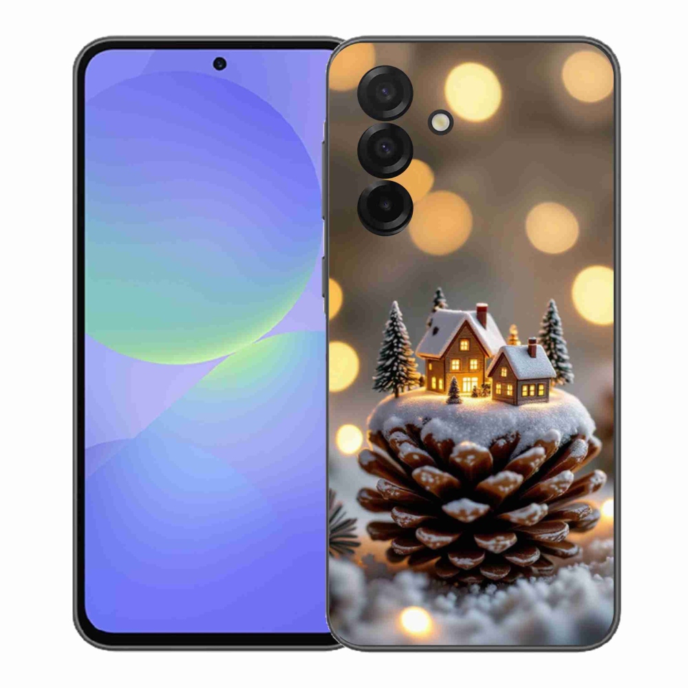 Gél borítás mmCase Samsung Galaxy A37 5G - téli falu