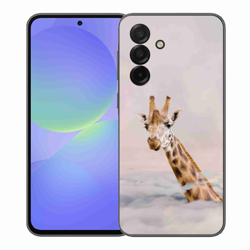 Zselés borítás mmCase Samsung Galaxy A37 5G - zsiráf a felhők között