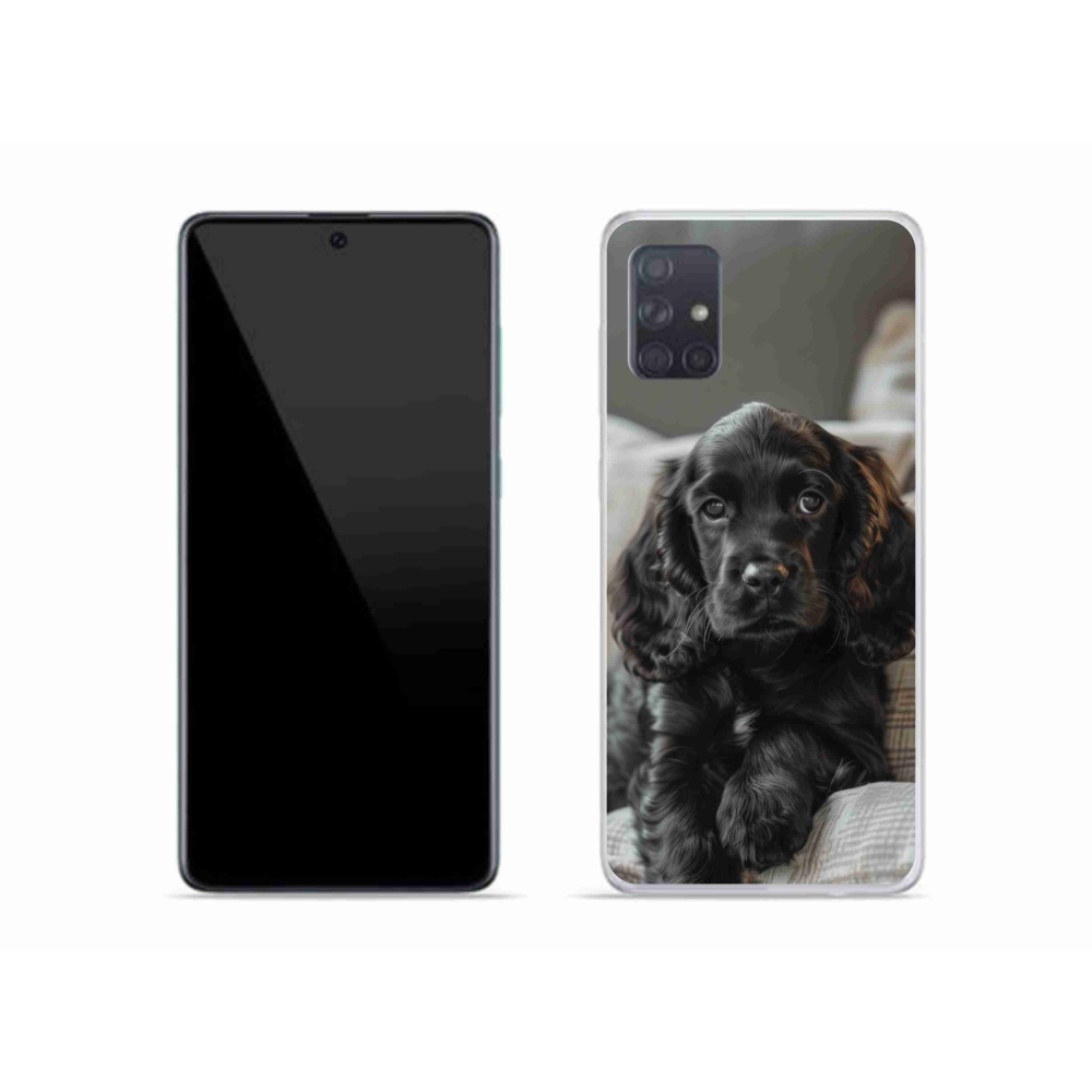 Gél borítás mmCase Samsung Galaxy A51 készülékhez - angol cocker spániel