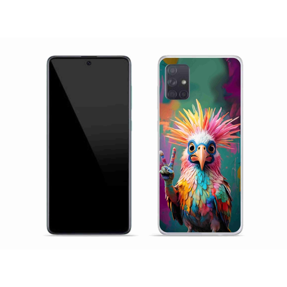 Gél borítás mmCase Samsung Galaxy A51 készülékhez - színes lázadó