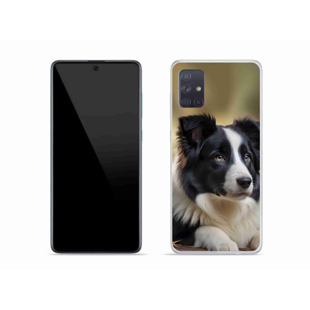 Gél borítás mmCase Samsung Galaxy A51 - border colie 2