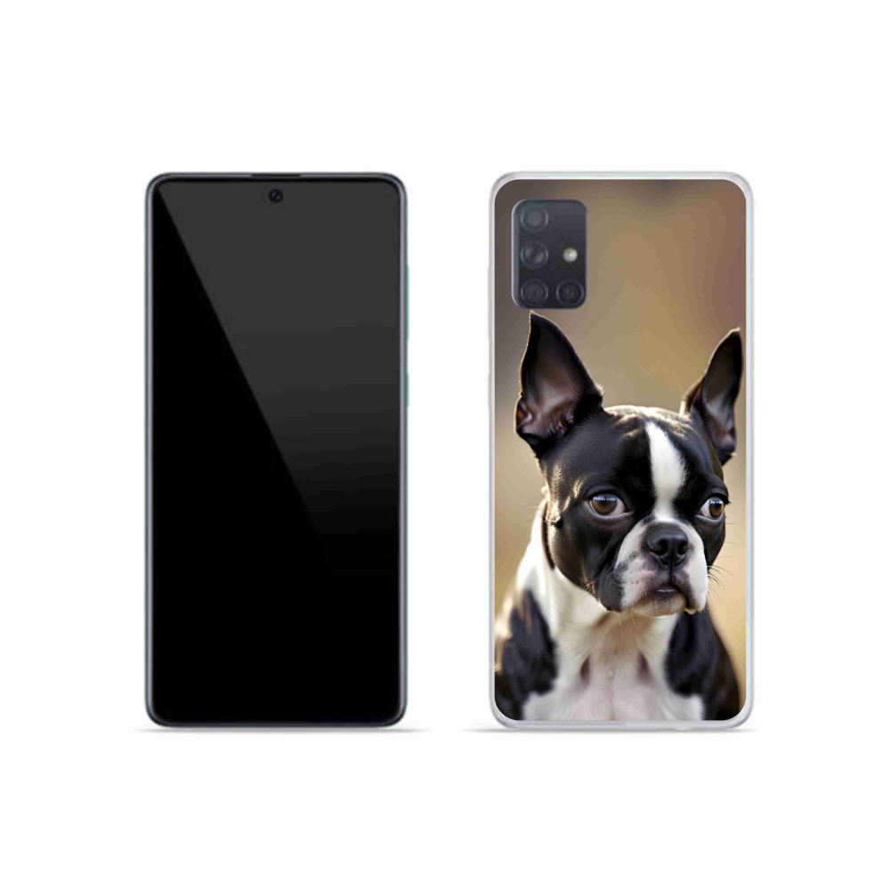 Gél borítás mmCase Samsung Galaxy A51 készülékhez - Boston Terrier
