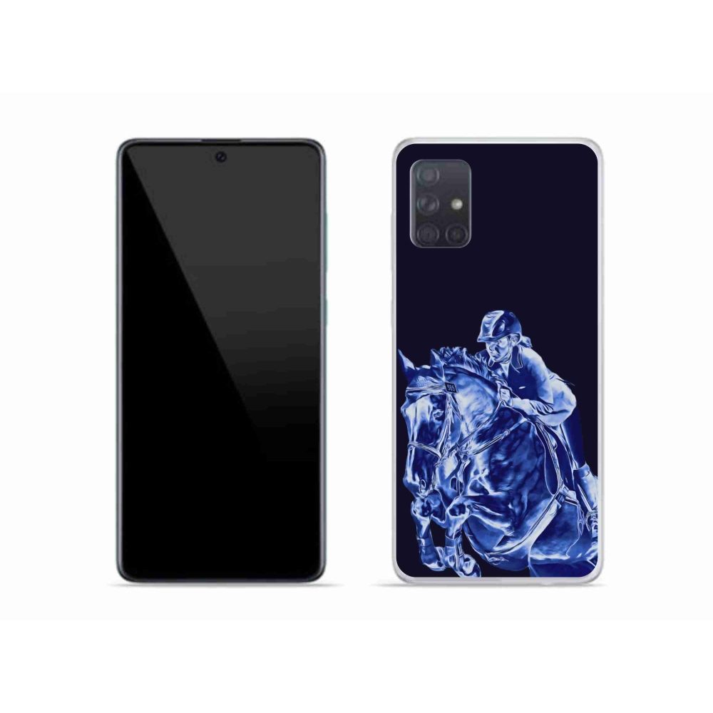 Zselés borítás mmCase Samsung Galaxy A51 - versenylóhoz