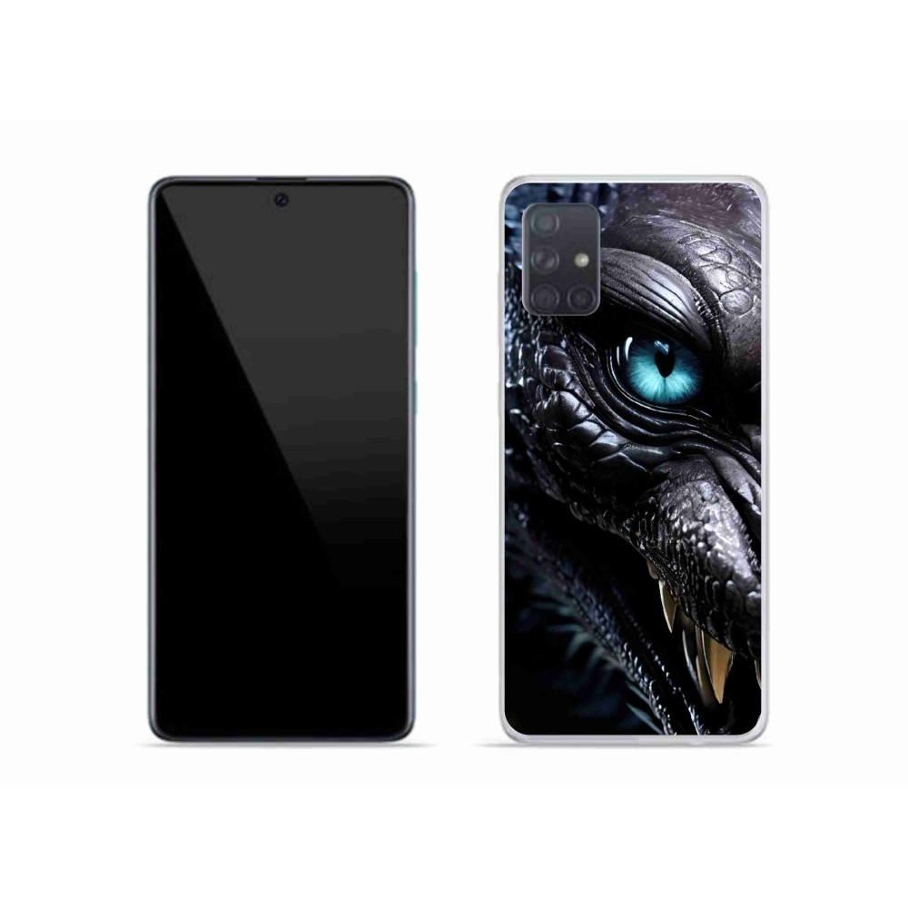 Zselés borítás mmCase Samsung Galaxy A51 készülékhez - sárkány nézet