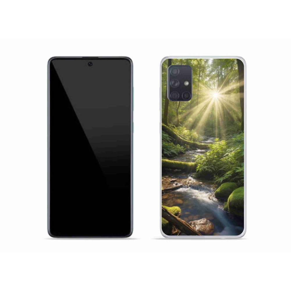 Zselés borítás mmCase Samsung Galaxy A51 - erdő mélysége