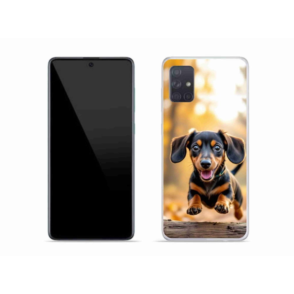 Zselés borítás mmCase Samsung Galaxy A51 - tacskó 2