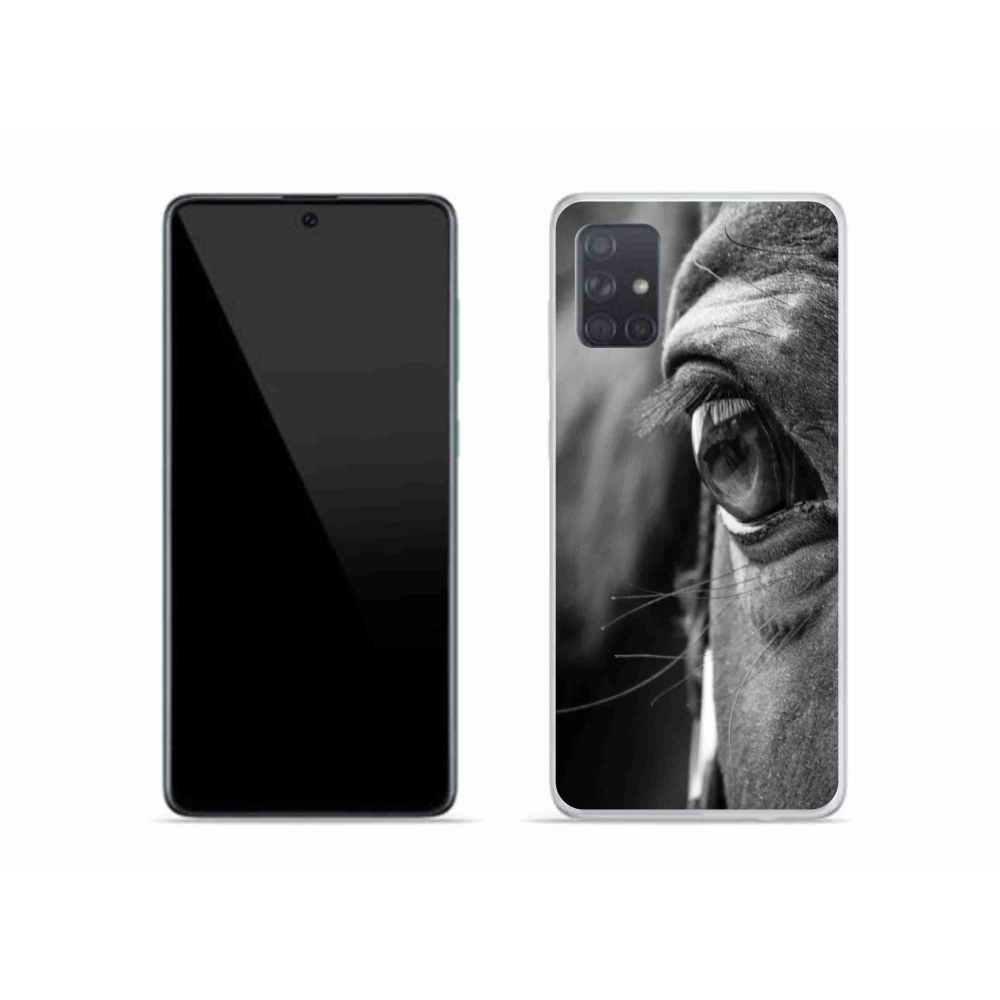 Gél borítás mmCase Samsung Galaxy A51 készülékhez - ló nézet
