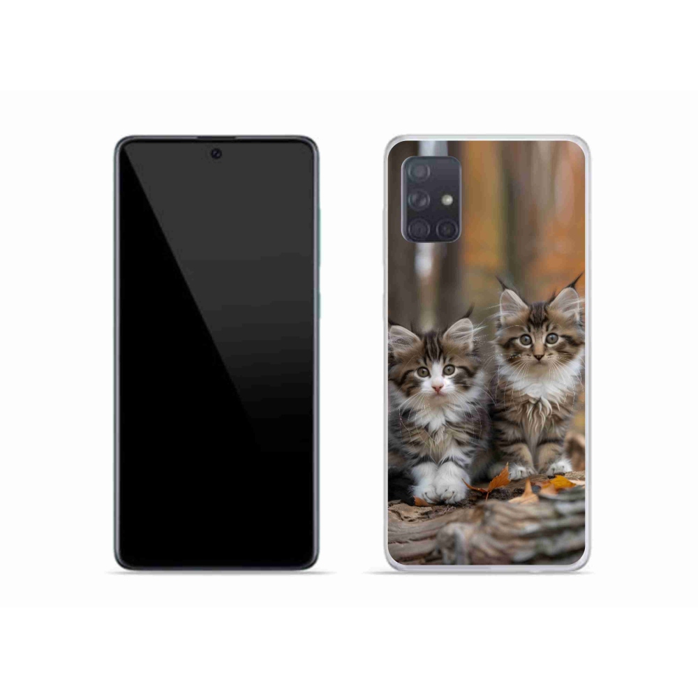 Gél védőburkolat mmCase Samsung Galaxy A51 - cat duo 3 -hoz