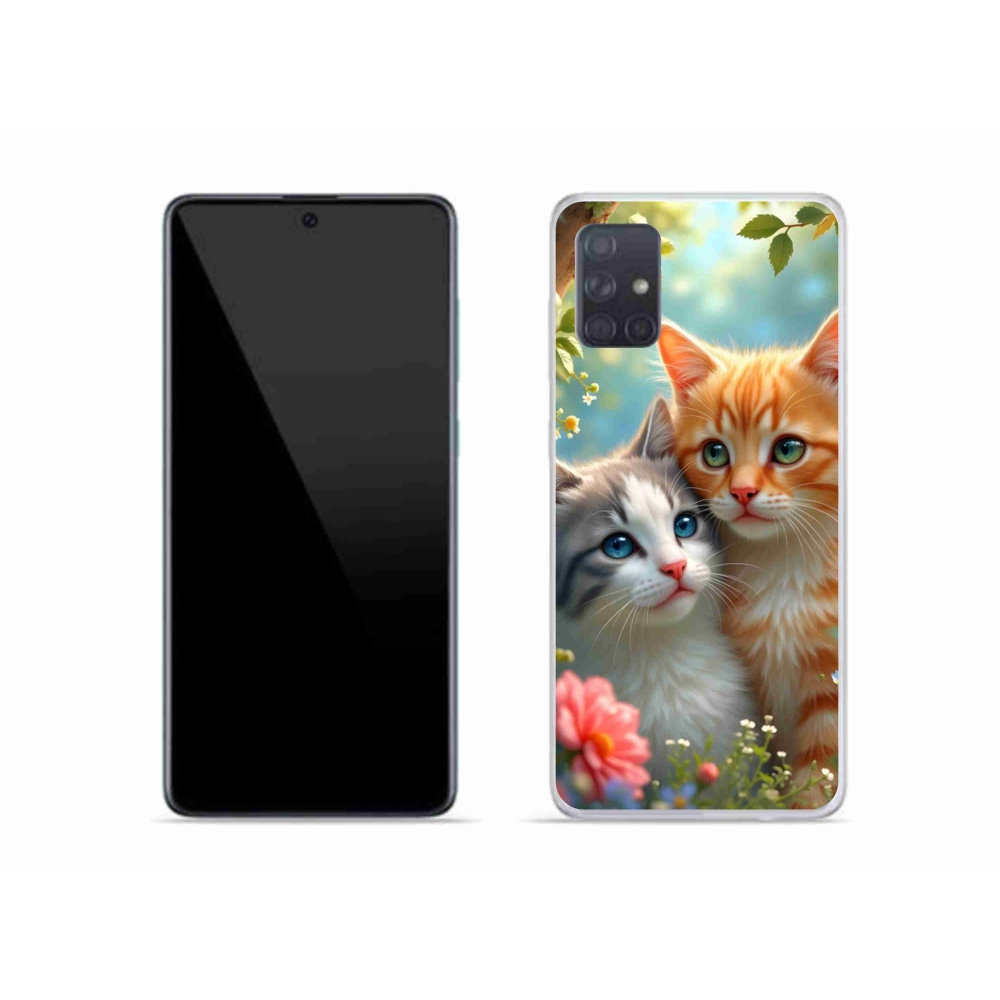 Gél borítás mmCase Samsung Galaxy A51 - macskaszerelem 2