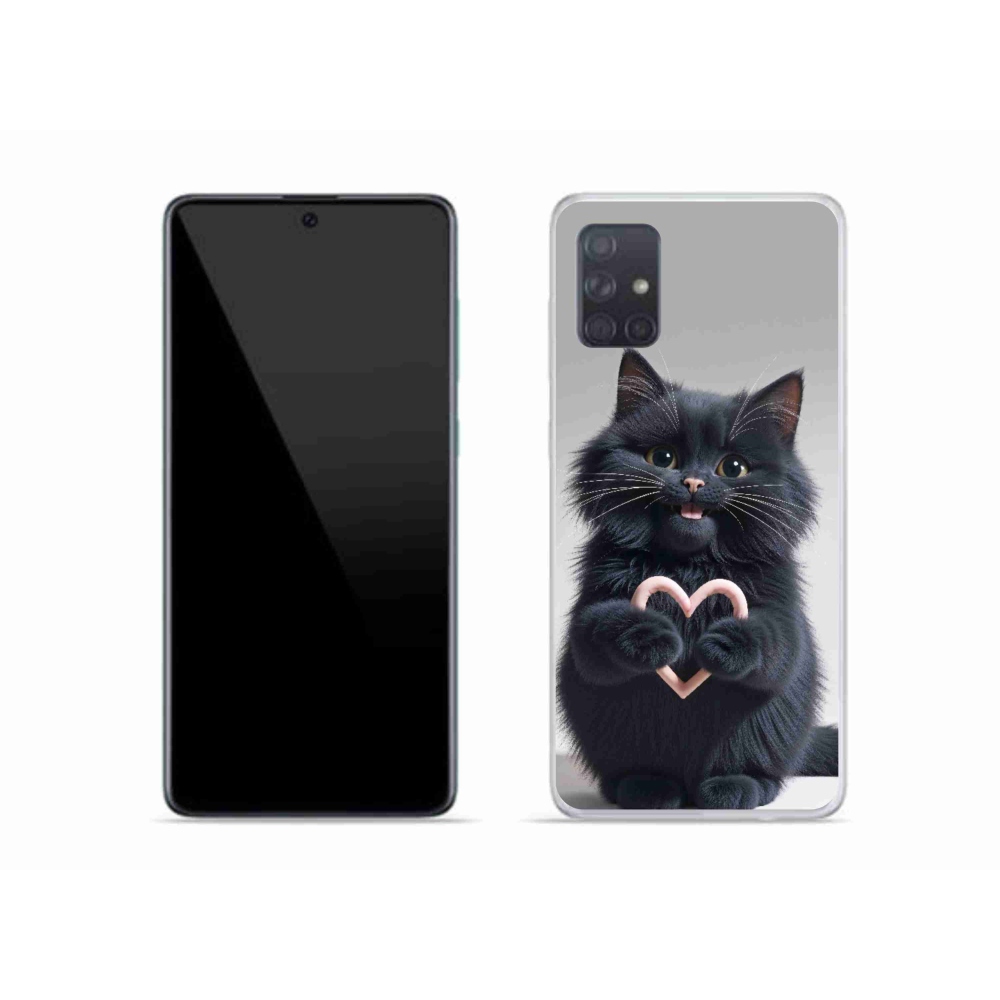 Gél borító mmCase Samsung Galaxy A51 - macskaszerelem 3
