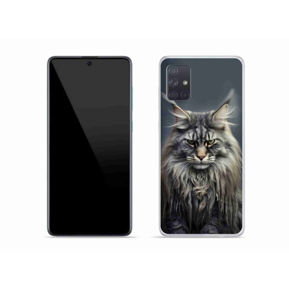 Zselés borítás mmCase Samsung Galaxy A51 - macskaszem nézet 4