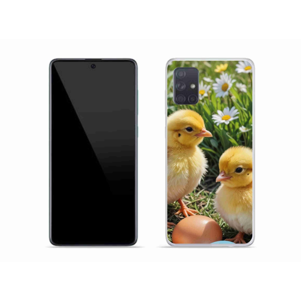 Zselés borítás mmCase Samsung Galaxy A51 - csirkékhez
