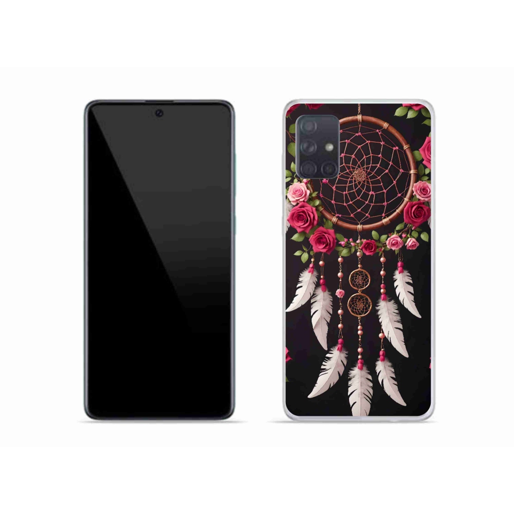 Gél borítás mmCase Samsung Galaxy A51 készülékhez - álomfogó rózsákkal
