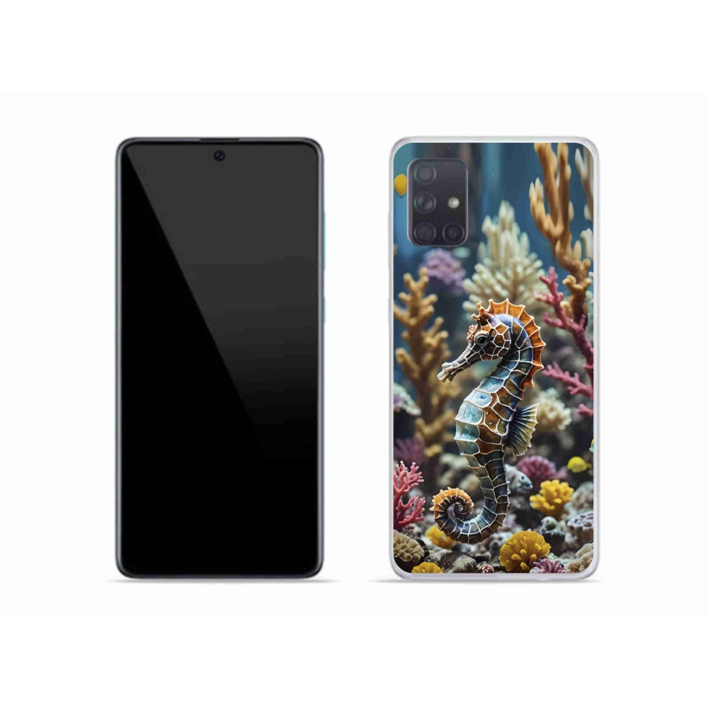 Zselés borítás mmCase Samsung Galaxy A51 készülékhez - csikóhal 2