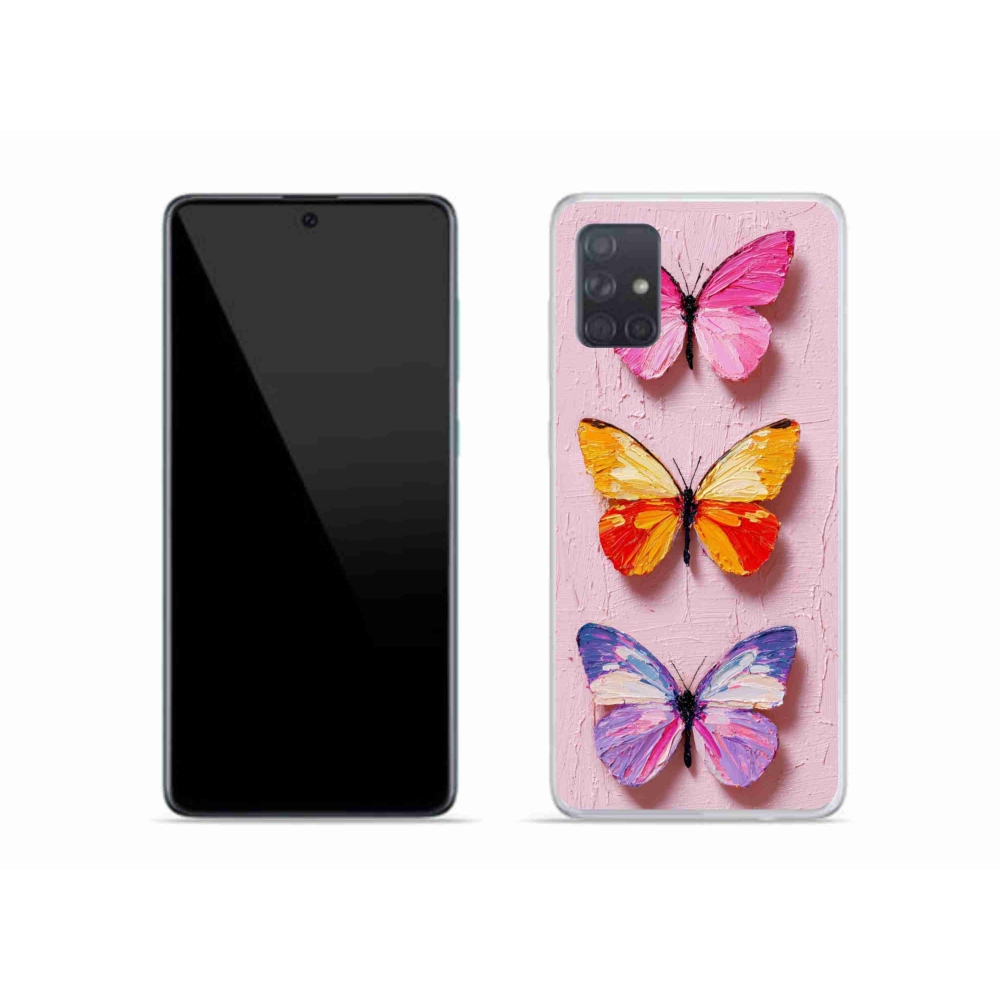 Gél borítás mmCase Samsung Galaxy A51 - pillangó szentháromsághoz