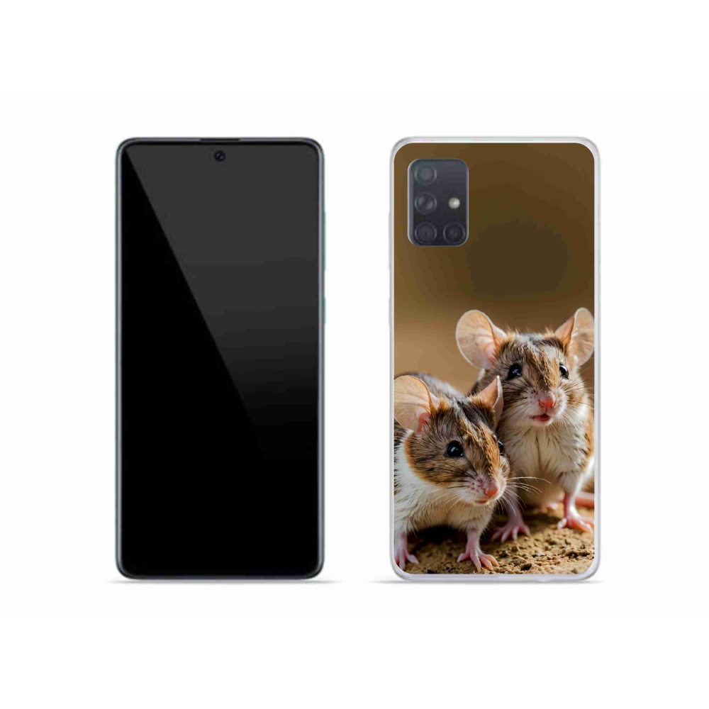 Zselés borítás mmCase Samsung Galaxy A51 - egér duóhoz