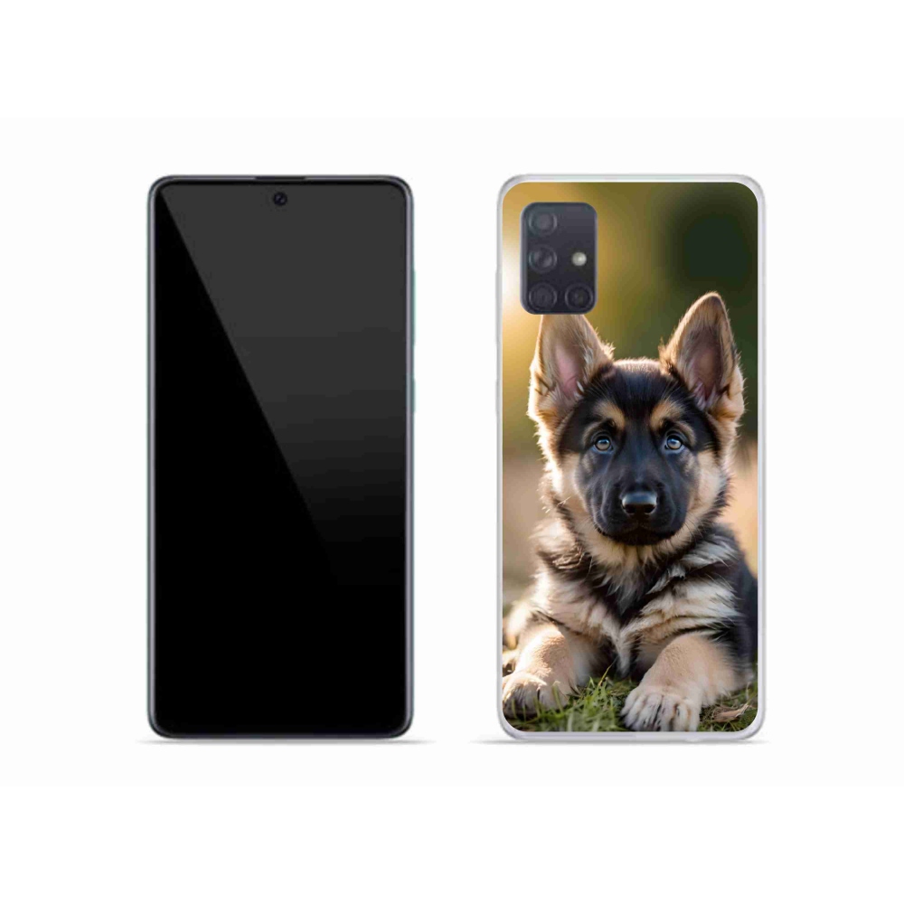 Gél borítás mmCase Samsung Galaxy A51 készülékhez - Német juhászkutya a természetben