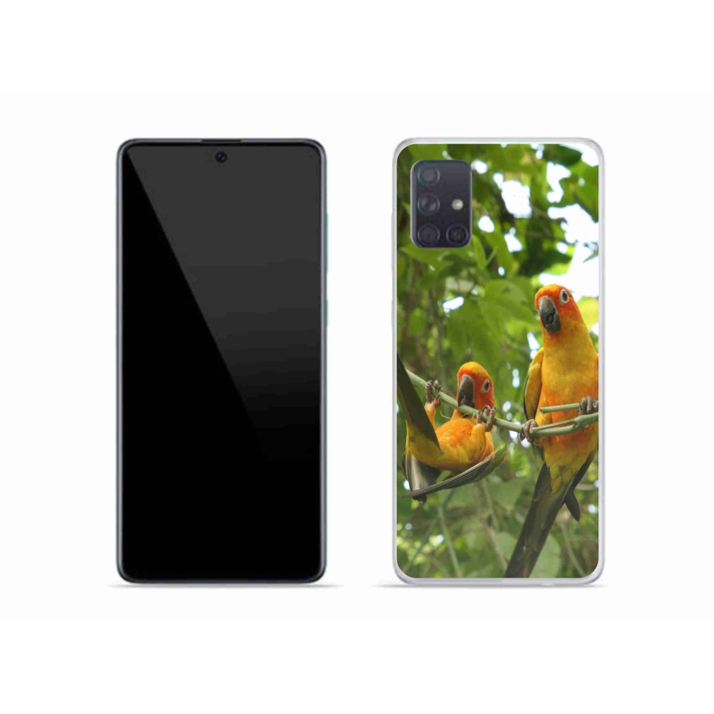 Gél borítás mmCase Samsung Galaxy A51 - papagájok aratingy