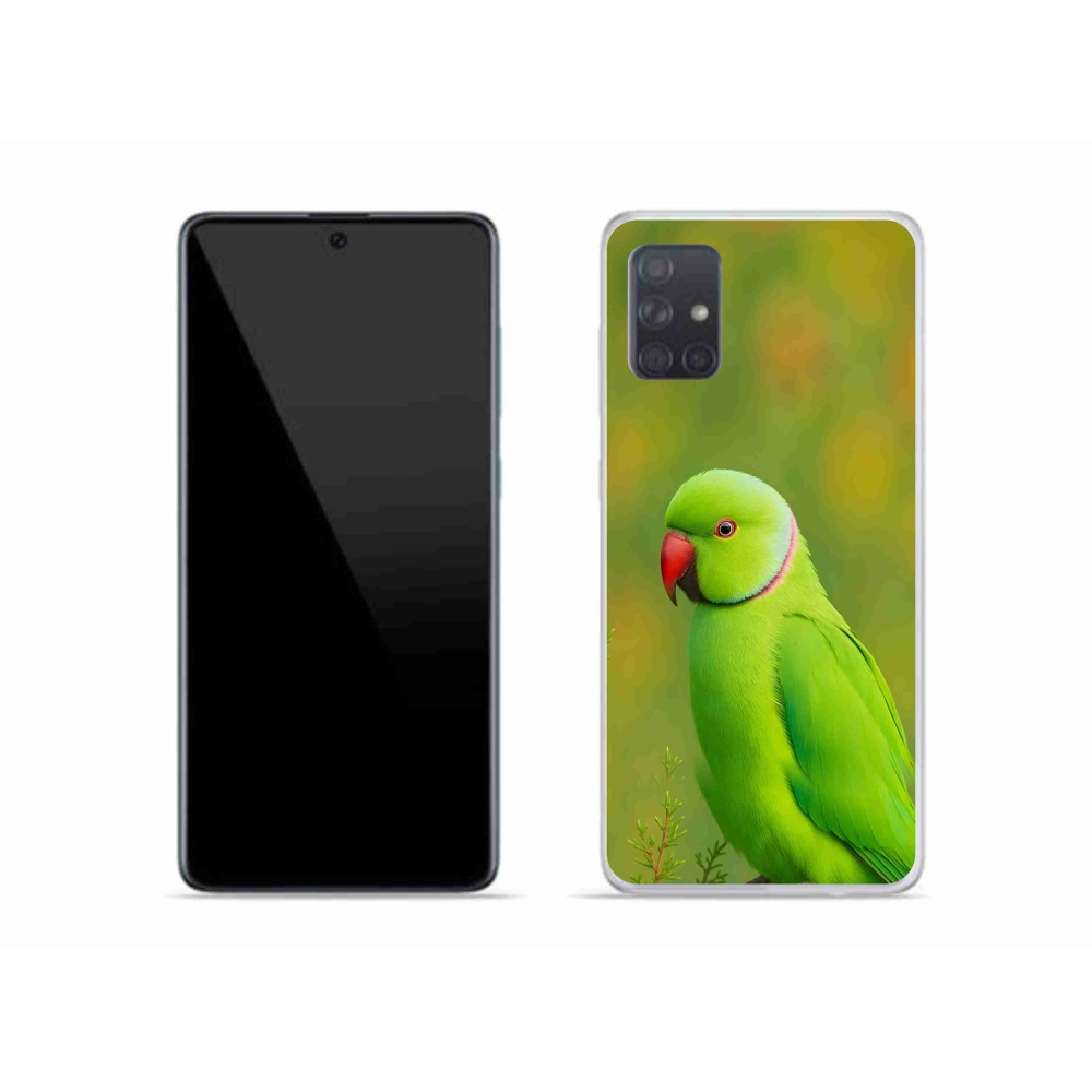 Zselés borítás mmCase Samsung Galaxy A51 - papagáj alexandr 2