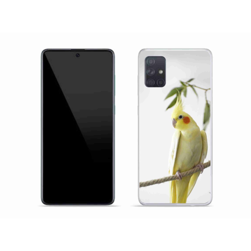 Gél borítás mmCase Samsung Galaxy A51 - papagáj korela chocholatá