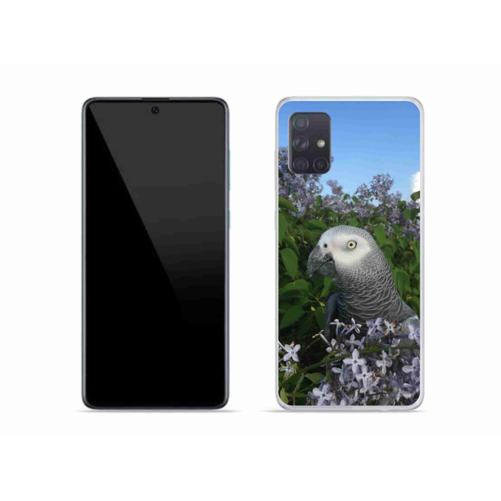 Gél borítás mmCase Samsung Galaxy A51 készülékhez - papagáj jacco