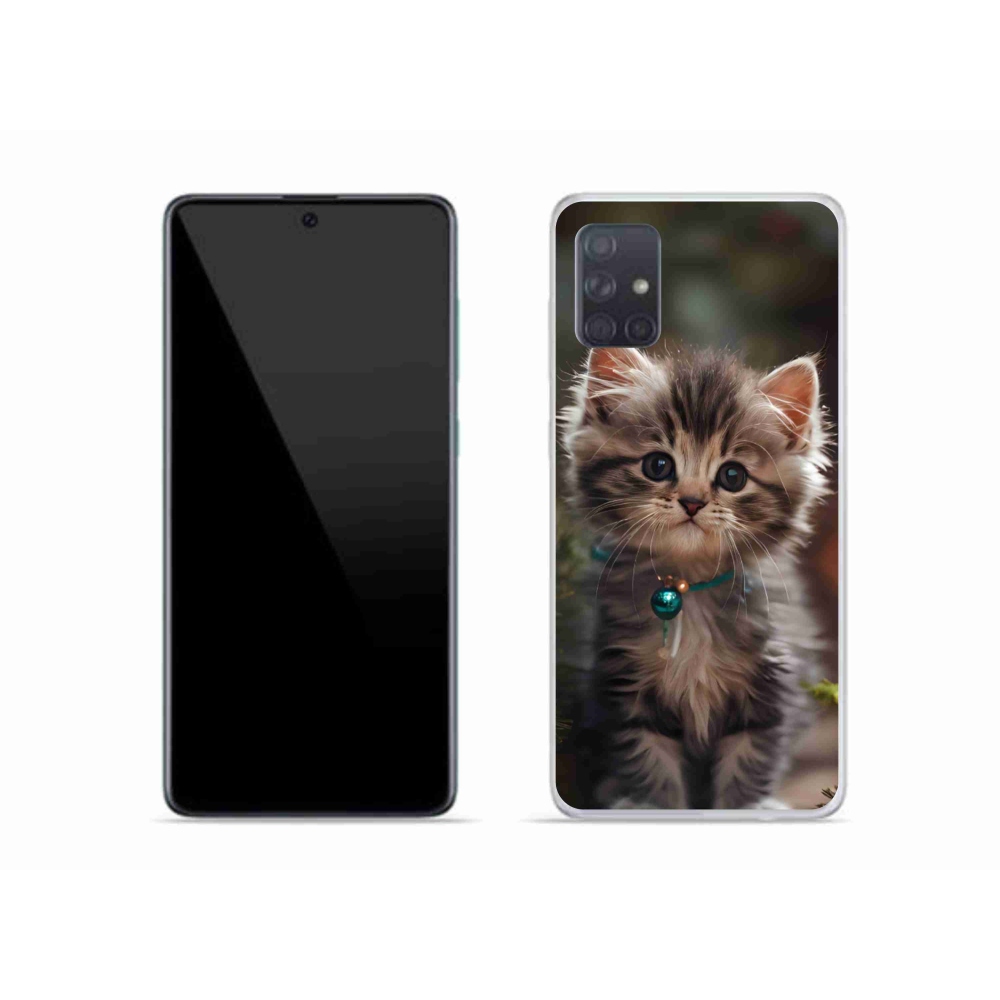 Gél borítás mmCase Samsung Galaxy A51 - aranyos cica 11