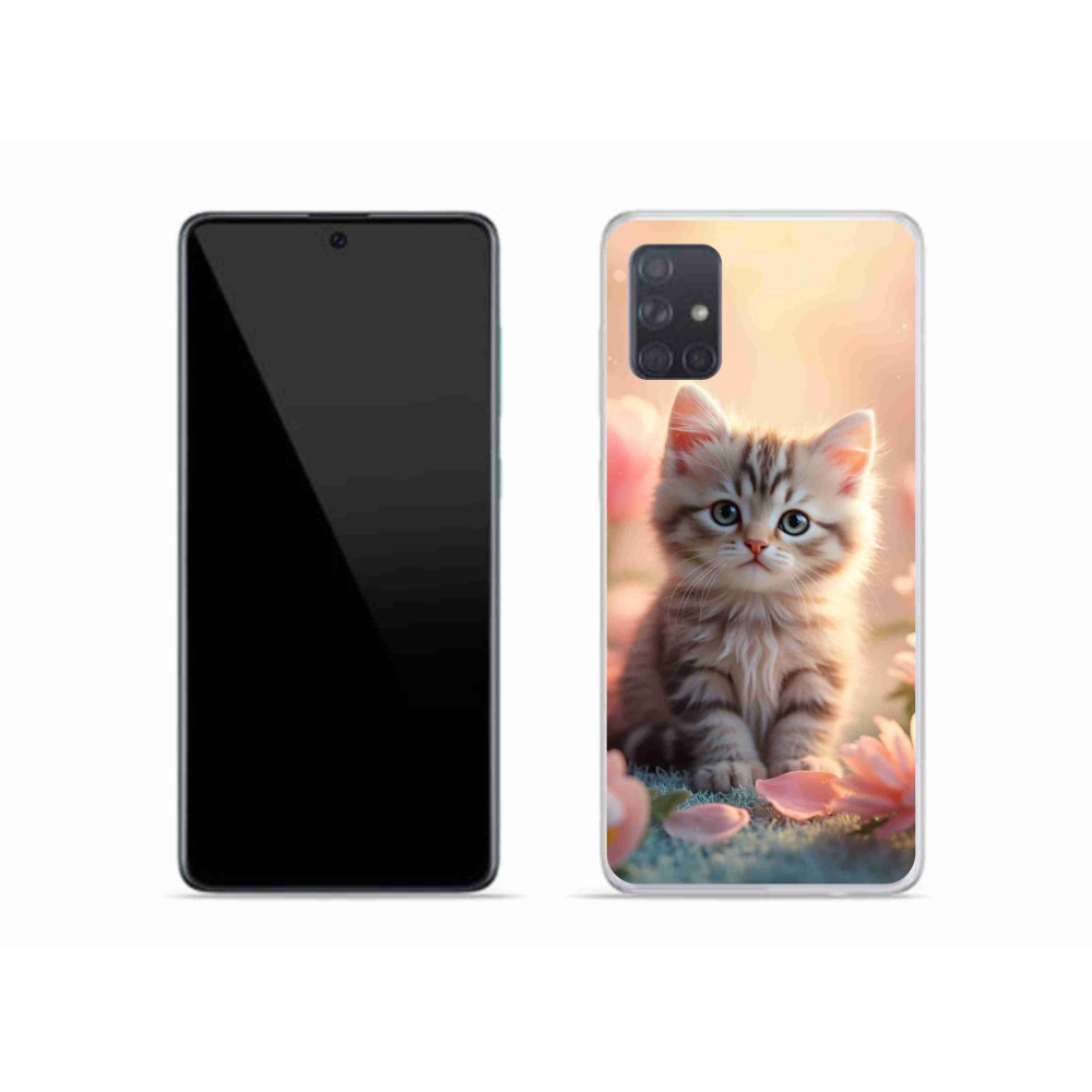 Gél borítás mmCase Samsung Galaxy A51 - aranyos cica 8