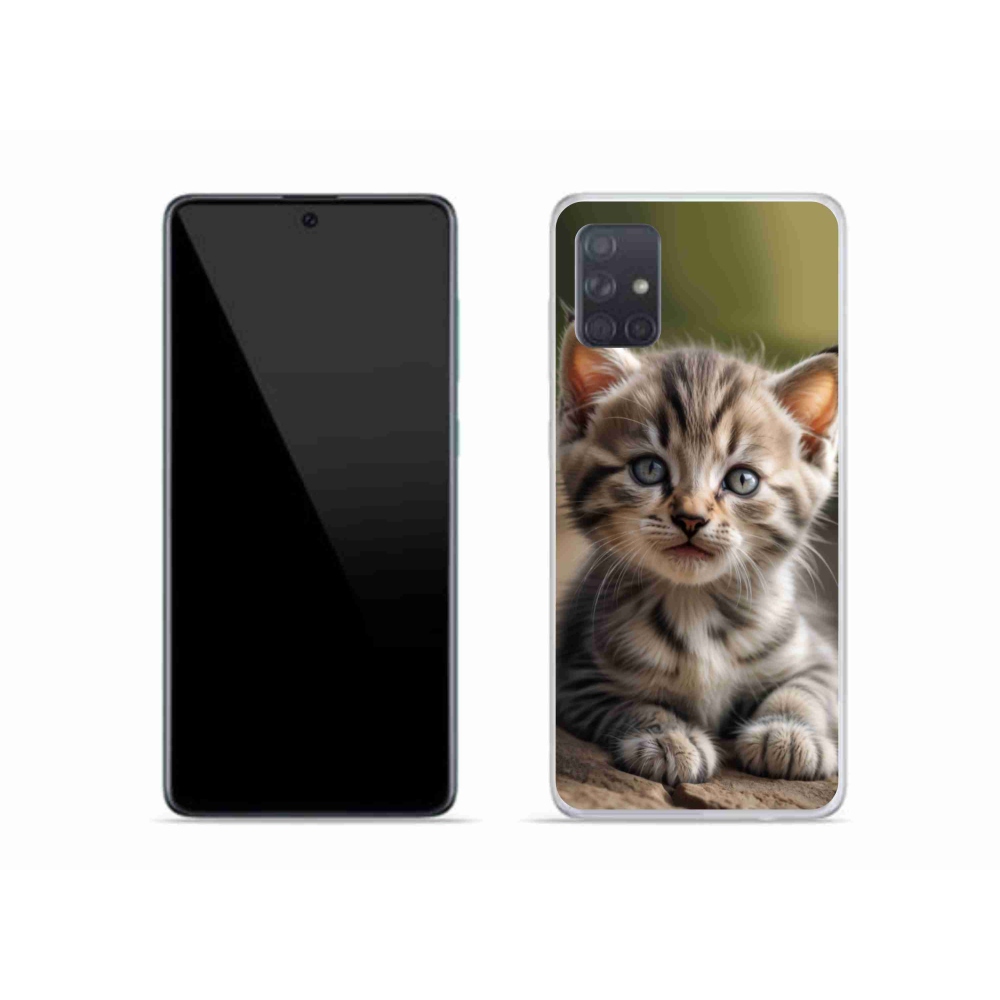 Gél borítás mmCase Samsung Galaxy A51 - aranyos cica 9