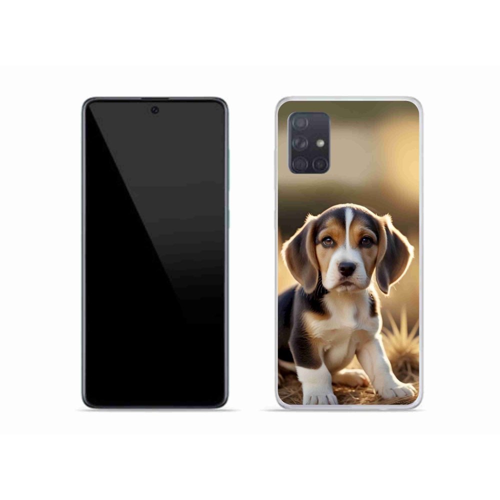 Gél borítás mmCase Samsung Galaxy A51 készülékhez - aranyos beagle