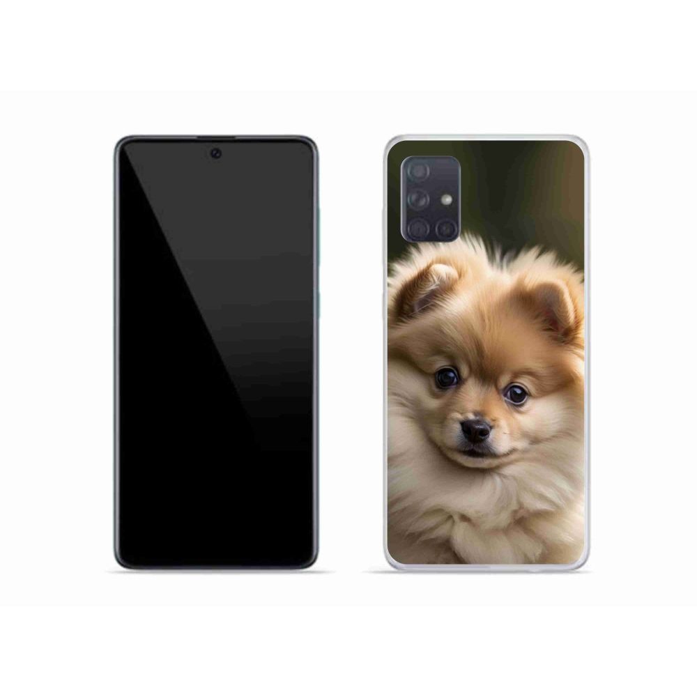 Gél borítás mmCase Samsung Galaxy A51 - aranyos pomerániai 2