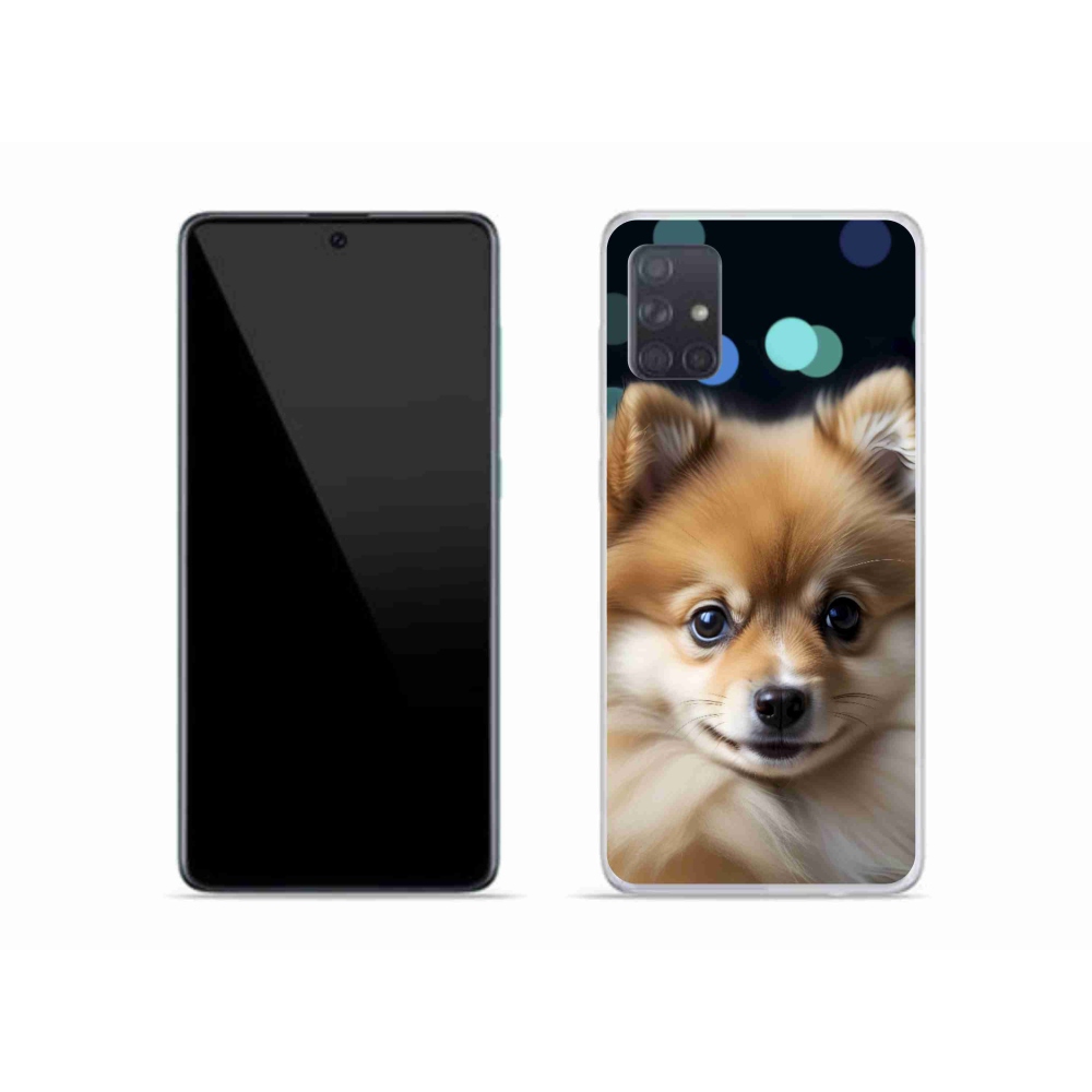 Gél borítás mmCase Samsung Galaxy A51 készülékhez - aranyos pomerániai kutya