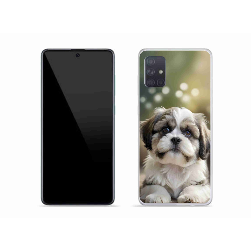 Gél borítás mmCase Samsung Galaxy A51 - aranyos shih-tzu