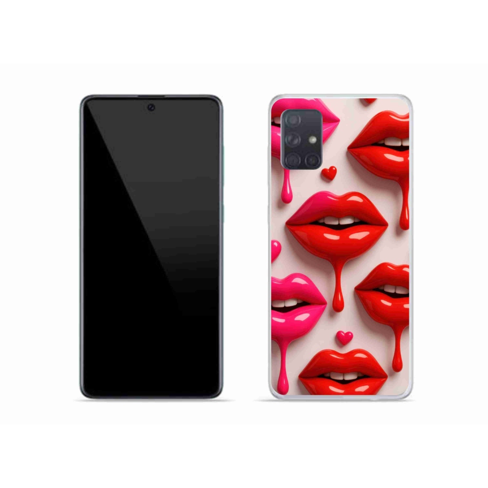 Zselés borítás mmCase Samsung Galaxy A51 - ajkak 2