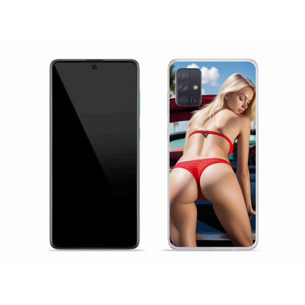 Gél borító mmCase Samsung Galaxy A51 - szexi nő 2