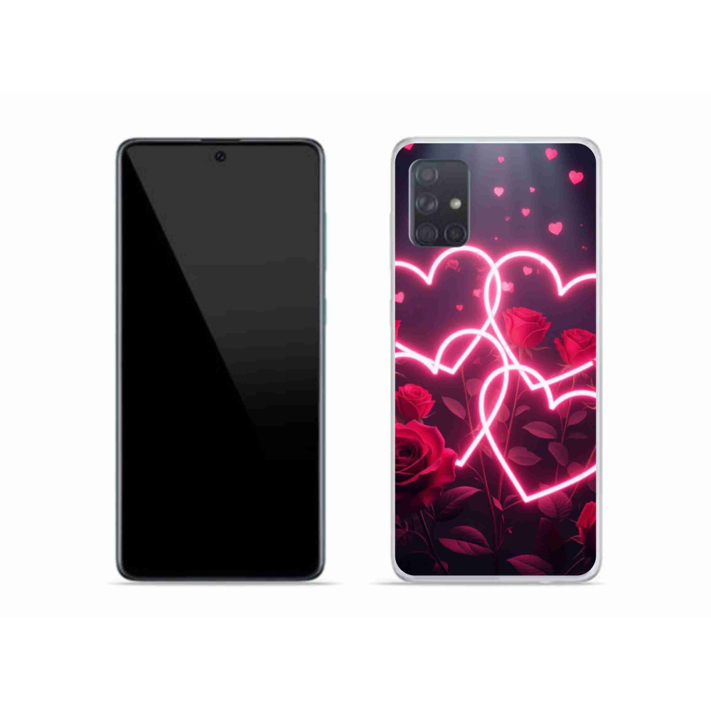 Gél borítás mmCase Samsung Galaxy A51 készülékhez - a szerelem szíve