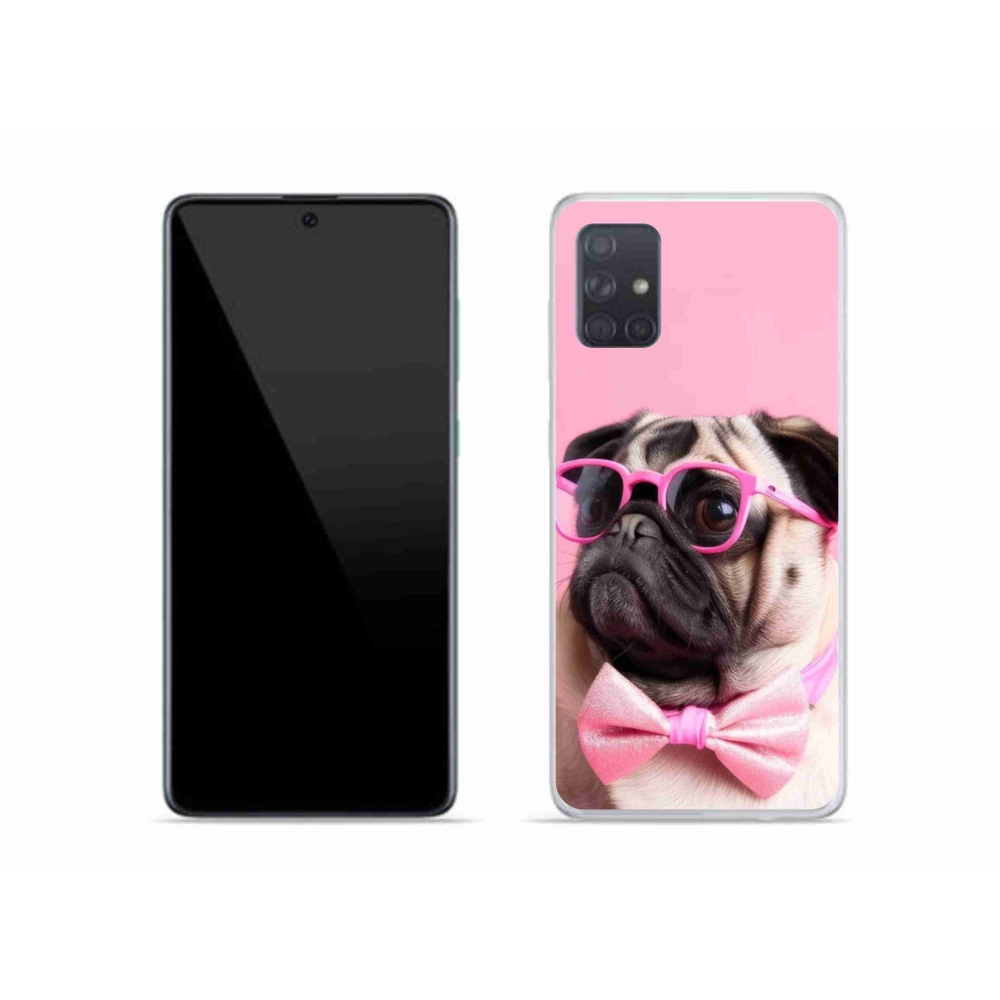 Gél borítás mmCase Samsung Galaxy A51 készülékhez - stílusos mopsz