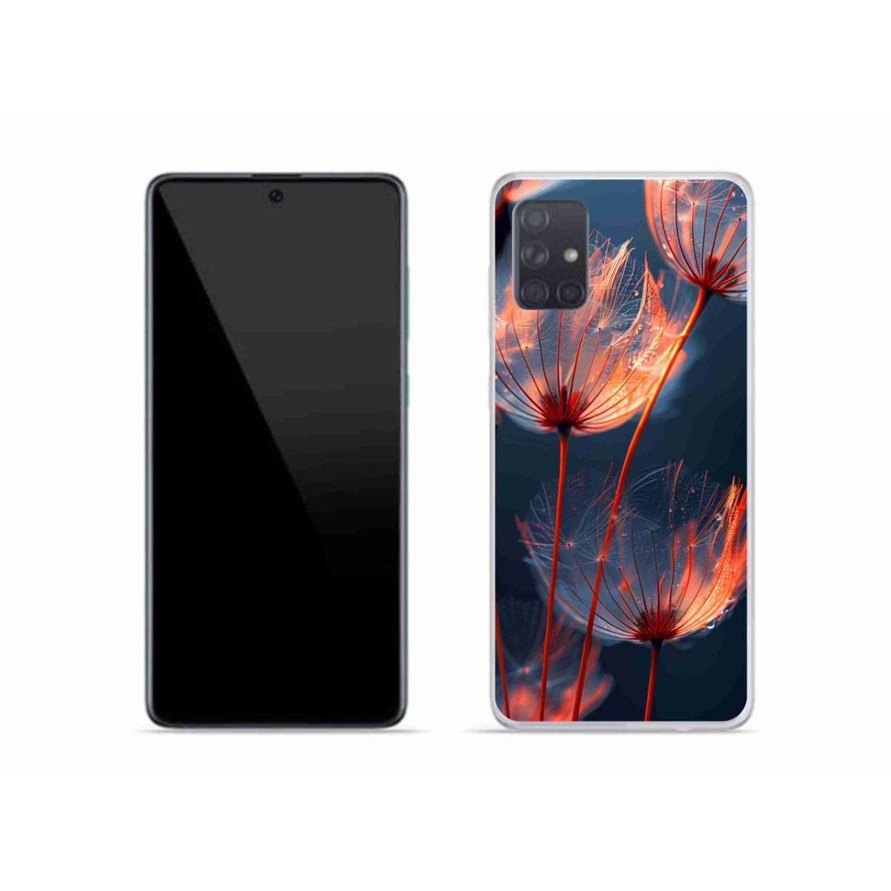 Zselés borítás mmCase Samsung Galaxy A51 készülékhez - világító pehely