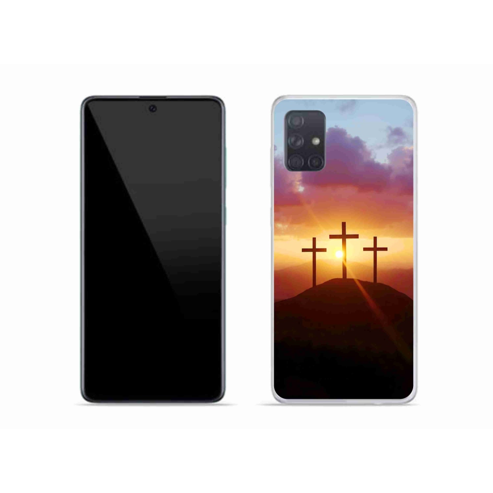 Gél borítás mmCase Samsung Galaxy A51 - három kereszt