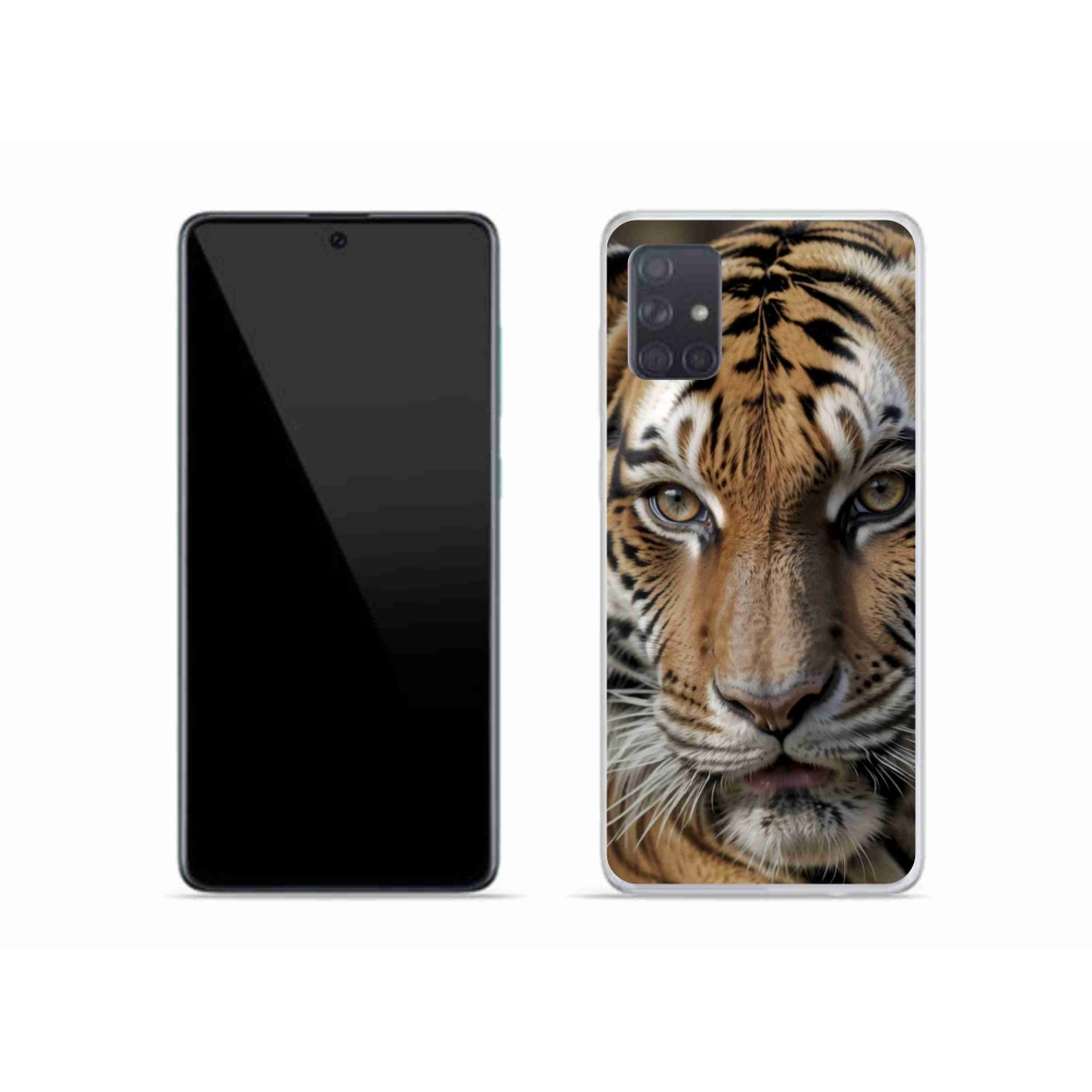 Gél borítás mmCase Samsung Galaxy A51 készülékhez - tigris nézet