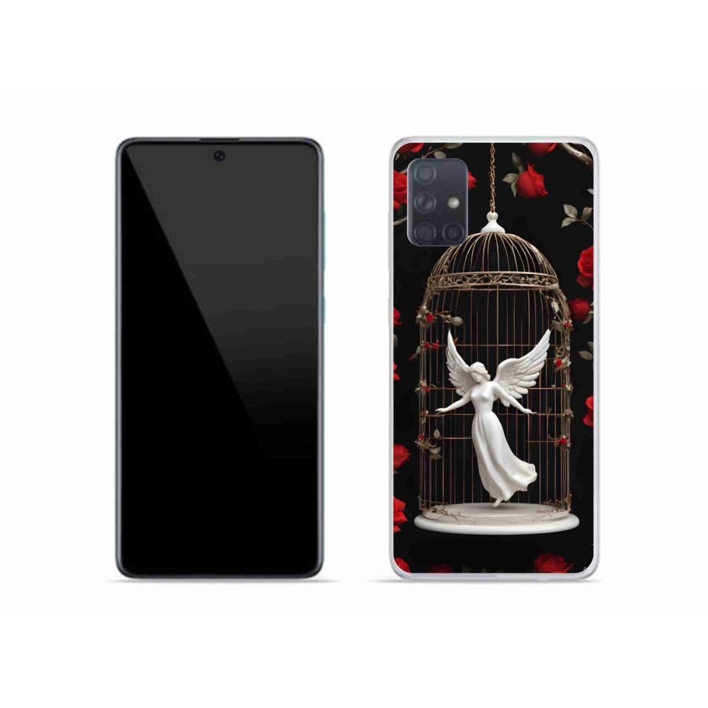 Gél borító mmCase Samsung Galaxy A51 - csapdába esett angyal