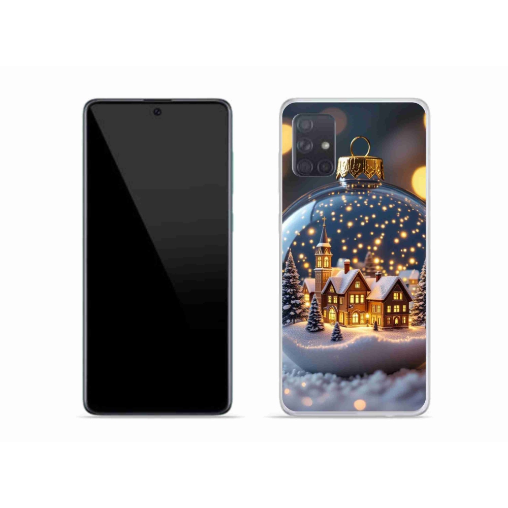 Gél borító mmCase Samsung Galaxy A51 - Karácsonyi gömbök 4