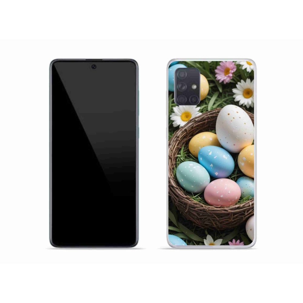 Gél védőhuzat mmCase Samsung Galaxy A51 - Húsvéti tojások 2