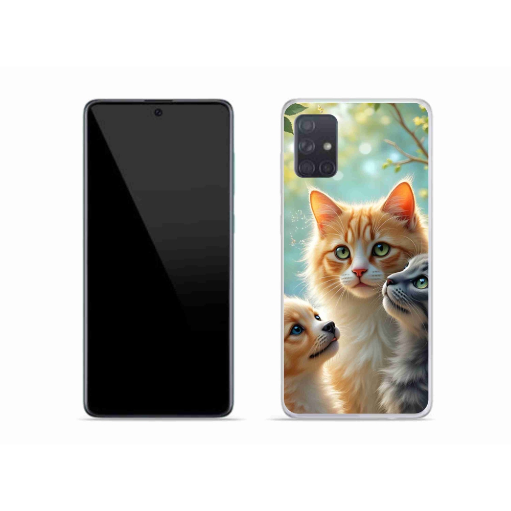 Gél borítás mmCase Samsung Galaxy A51 - állatbarátság 2