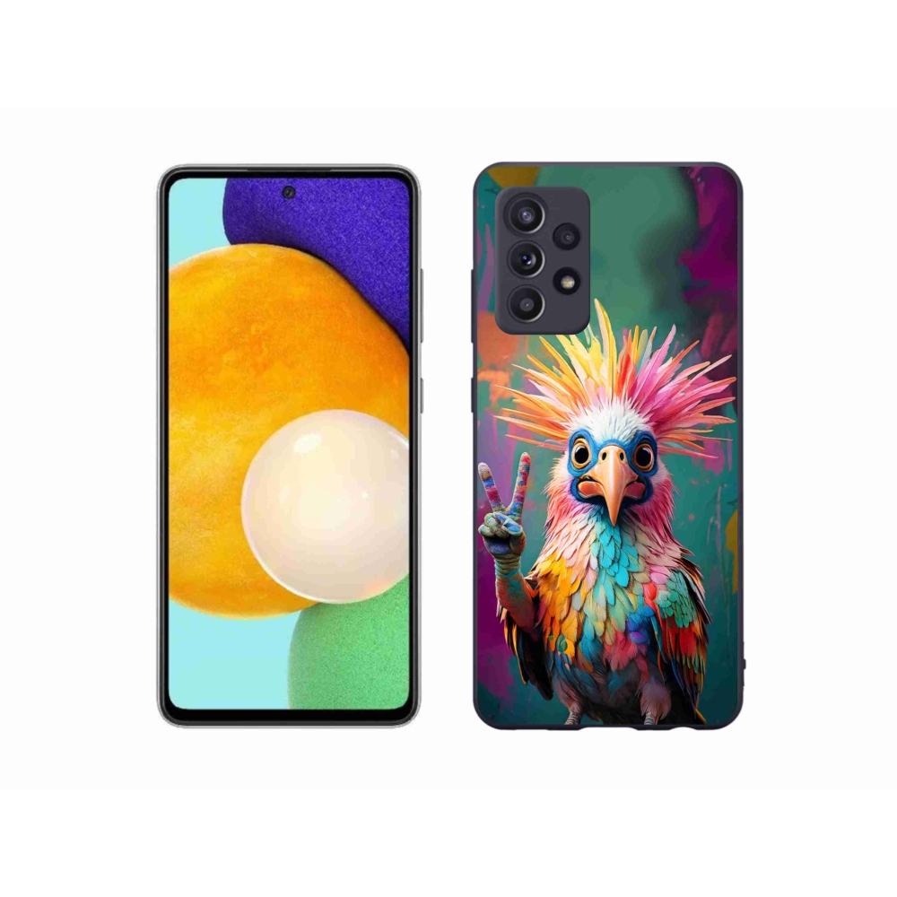 Zselés borítás mmCase Samsung Galaxy A52/52 5G - színes lázadó