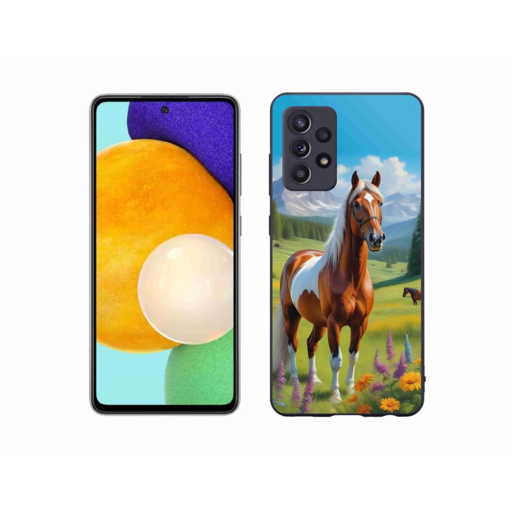 Zselés borítás mmCase Samsung Galaxy A52/52 5G - ló a réten