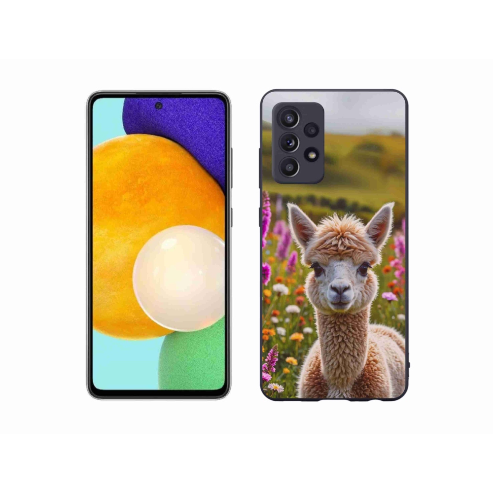 Zselés borítás mmCase Samsung Galaxy A52/52 5G - láma a réten